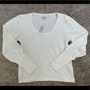 Madewell Puff Sleeve Sweater